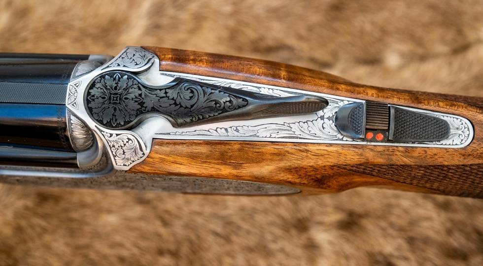 Klassisk løsning: Løpsvelger sitter på sikringsfløyen som betjener den manuelle sikringen. Test-av-Rizzini-Artemis-2