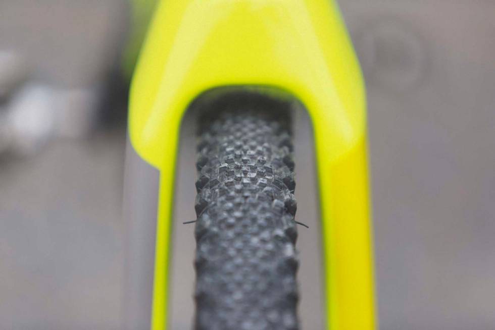 GOD KLARING: BMC URS har plass til 45 mm dekk på 700c-hjul. Foto: Kristoffer H. Kippernes BMC URS 01 Three