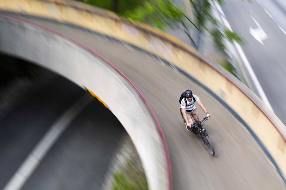 JOBBCRUISER: For mange kan en elsykkel være deg som får deg over terskelen til å begynne med jobbsykling. Foto: Snorre Veggan. test elsykkel 2021 trek bysykkel jobbsykkel