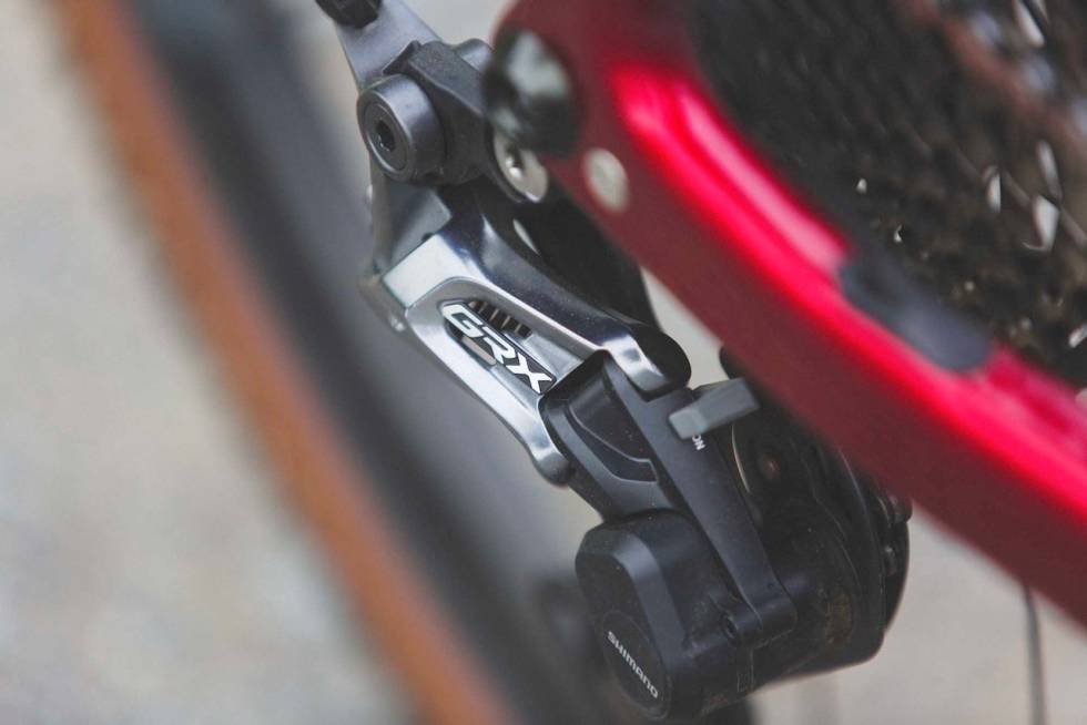 GODT UTSTYRT: Fara Gravel-R har komplett Shimano GRX 800-gruppe. Foto: Kristoffer H. Kippernes Fara Gravel-R