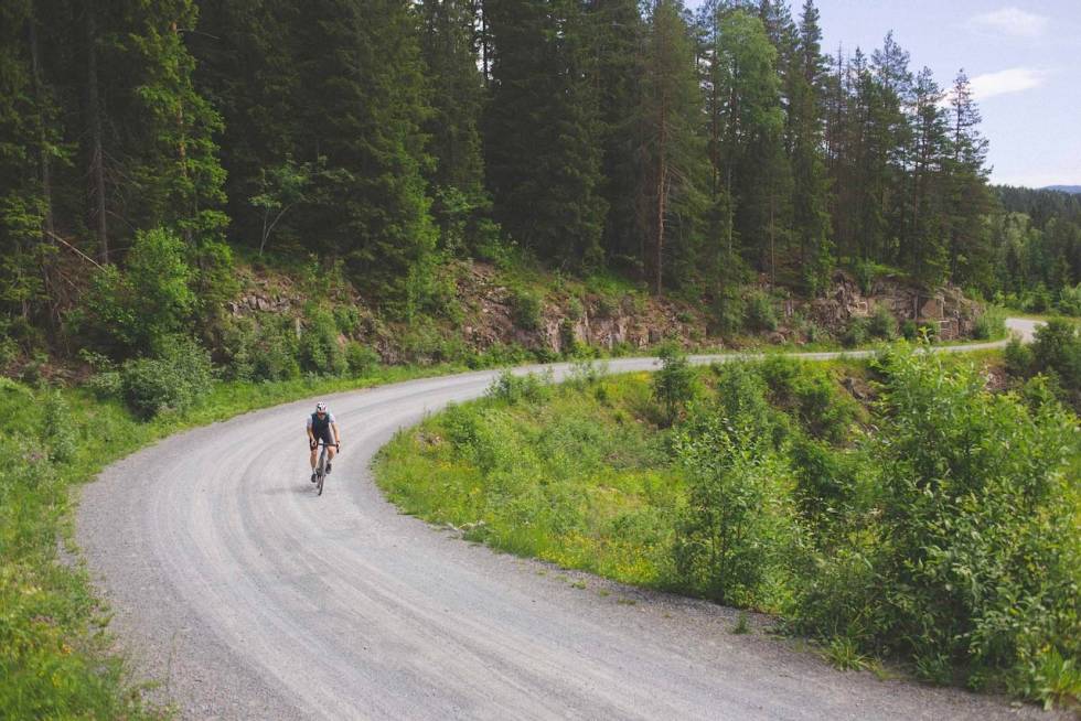 ELDORADO: Nordmarka i Oslo er et eldorado for flott gravelsykling. Foto: Kristoffer H. Kippernes Grussykling i Oslo