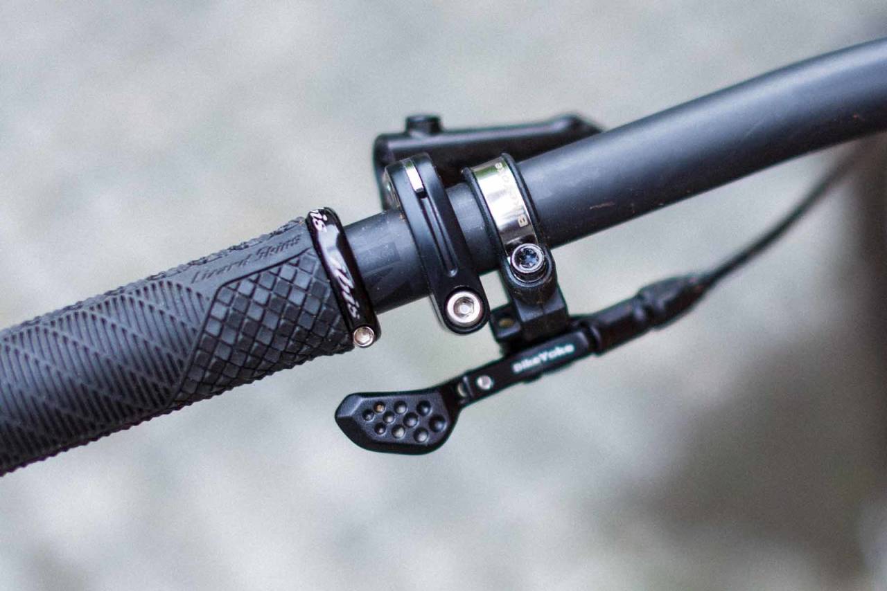 FIN PINNE: Bikeyoke Revive-setepinnen har både god hendel og funksjon. ibis ripmo af bikeyoke revive