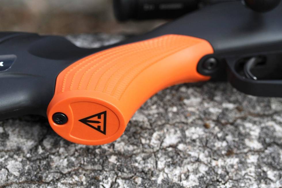 Utskiftbart: Det robuste pistolgrepet kan byttes ut slik at det passer din hånd. Test-Tikka-TX3-Wild-Boar-4