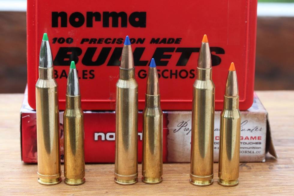 Bukkene Bruse: Norma Strike’ene i .300 Win mag og .308 Win: Ecostrike (t.v), Bondstrike og Tipstrike. Test-Tipstrike-Ecostrike-Bondstrike-5