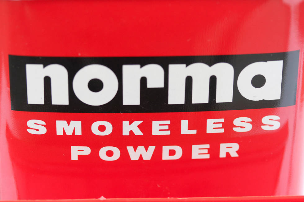 Ladet med Norma: Under hjemmeladingen testet jeg Norma-kulene med Norma-krutt. Test-Tipstrike-Ecostrike-Bondstrike-6