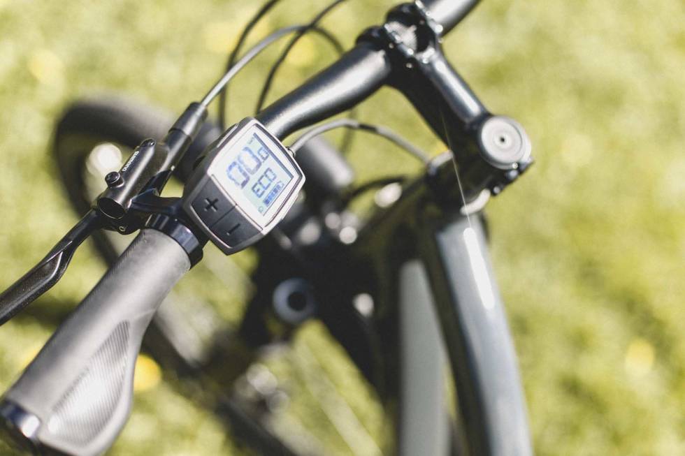 BRYTER: Bosch-bryteren er lik som på flere av de andre syklene i testen. Foto: Kristoffer H. Kippernes. test trek elsykkel 2021