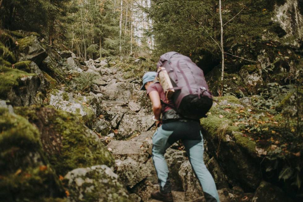 RÅS: Opp her går det vel fint. Foto: Kristoffer H. Kippernes VEIEN TIL TONEKOLLEN