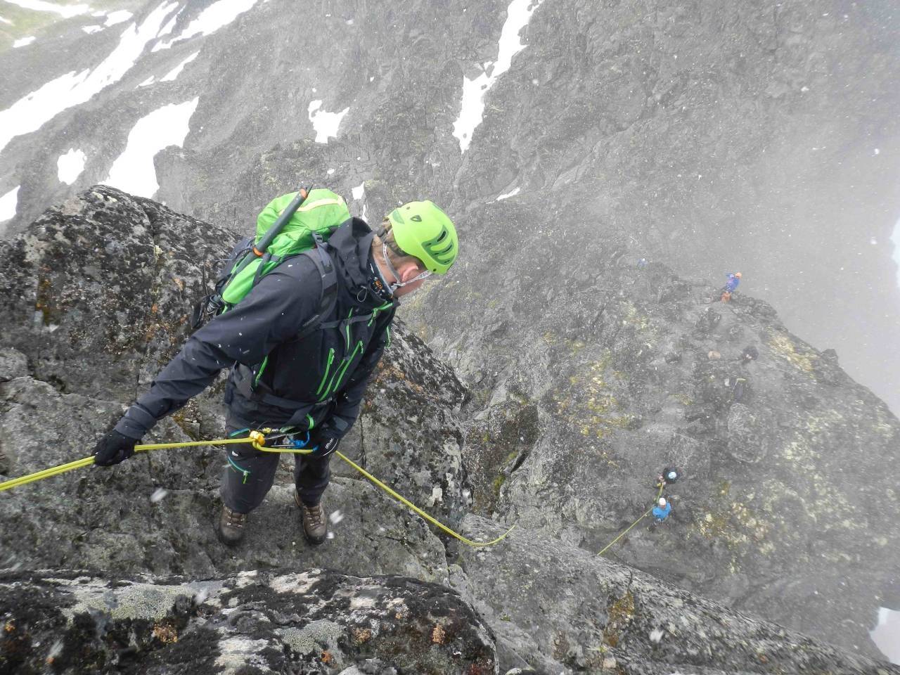 fjellføring - torfinnstindane FJELLFØRING: Fra Torfinnstindane i Jotunheimen. Foto: Ida Eri Sørbye