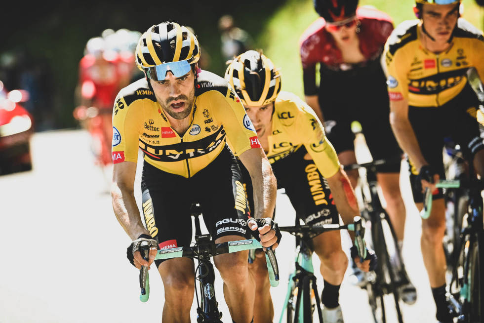 TILBAKE: Tom Dumoulin er klar for å jobbe for Primos Roglic. tom dumoulin