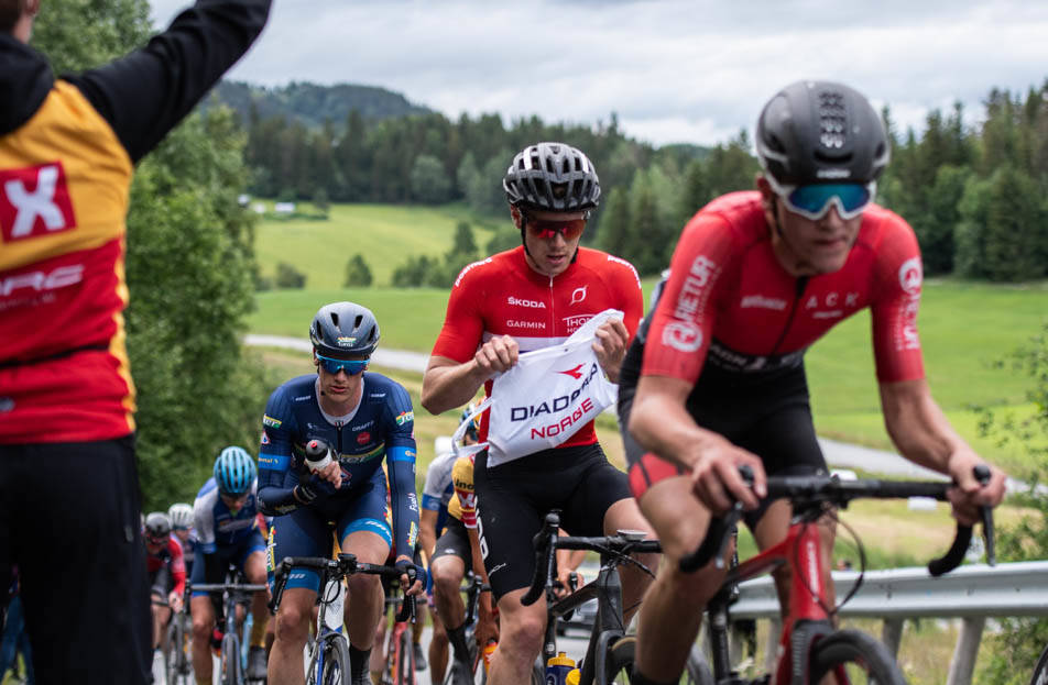 MATPOSE: Fra langesonen på andre etappe i Tour te Fjells. Foto: Cecilie Christensen Tour te fjells 2020