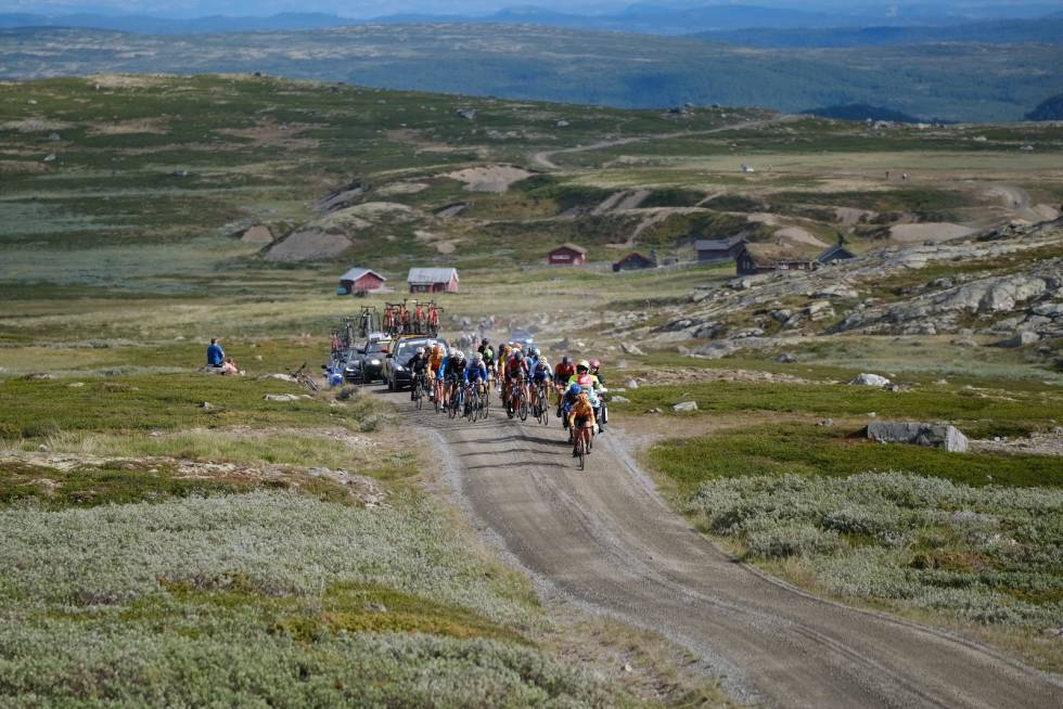 GRUS: Også i årets utgave av Tour te Fjells blir det rikelig med grussekssjoner og spektakulært fjellterreng. Foto: Mikkel Skretteberg/Sportsfoto.no Grus i Tour te Fjells