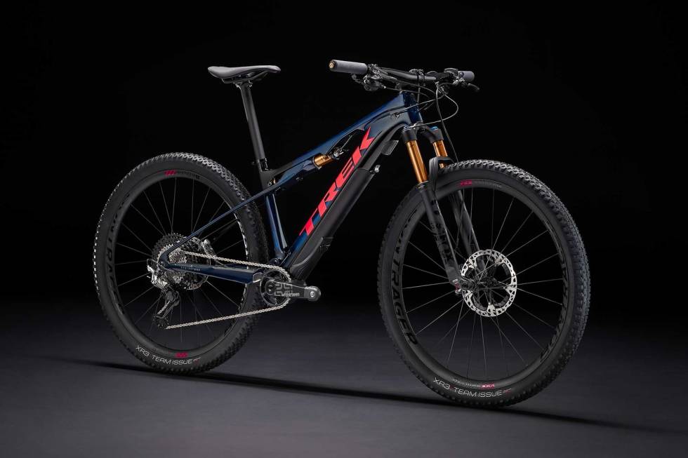 TOPP: XTR-utgaven av Trek E-Caliber er ikke billig, men til gjengjeld utstyrt med de råeste komponentene fra Shimano. Foto: Trek trek e-caliber elsykkel fazua