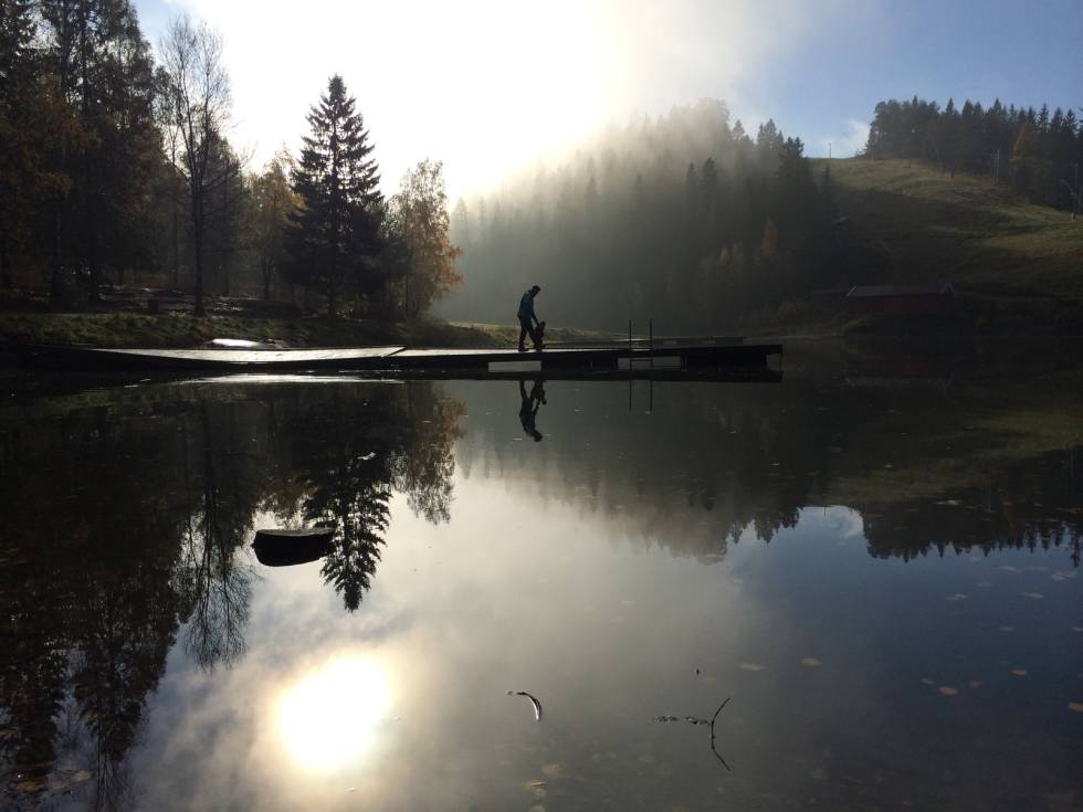 TROLLVANN: Et populært utfartssted og møtepunkt. Trollvann oslo
