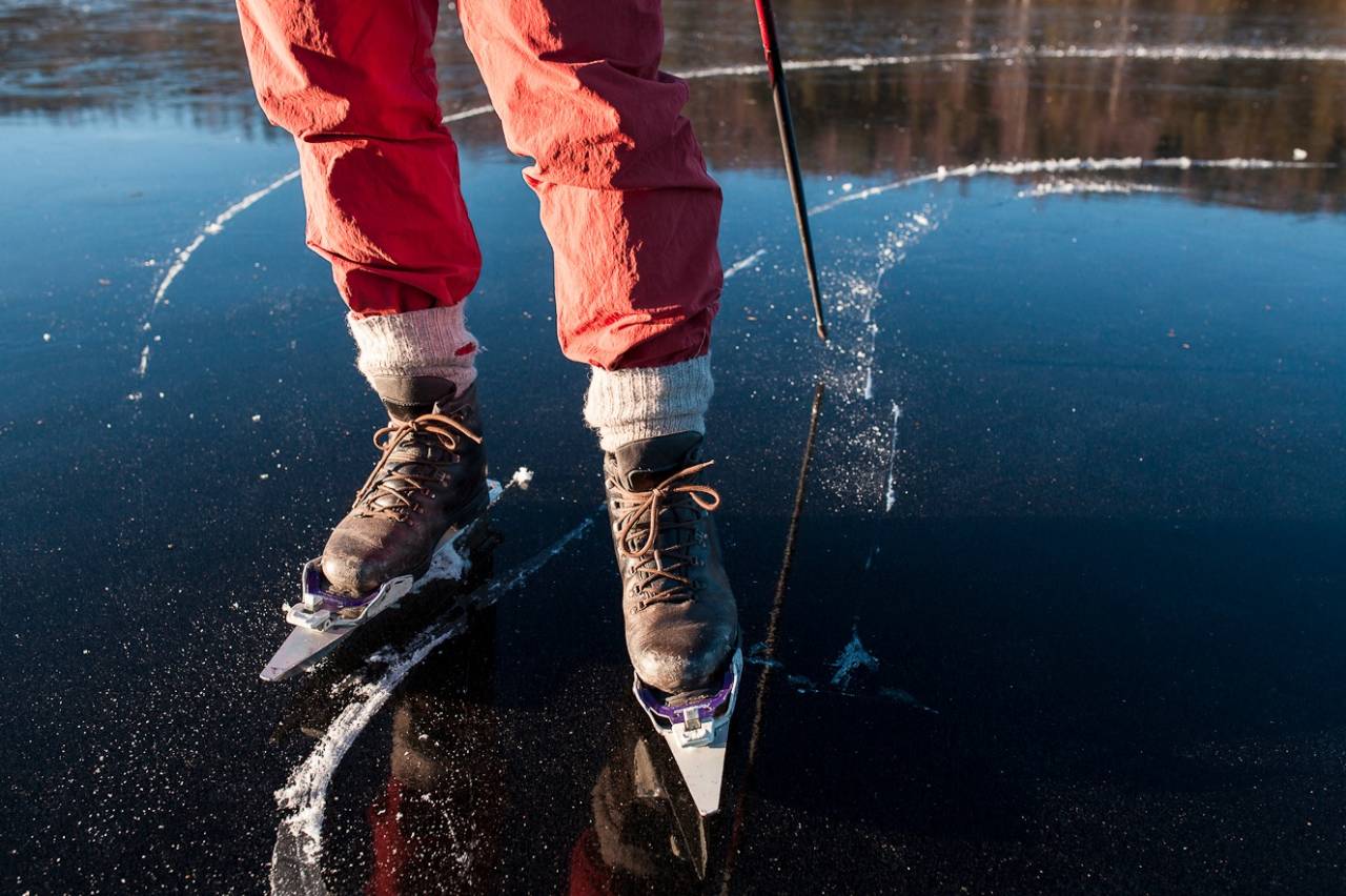 Gamle skiskofavoritter kan få nytt liv som turskøytesko. Foto: Marte Stensland Jørgensen turskøyter