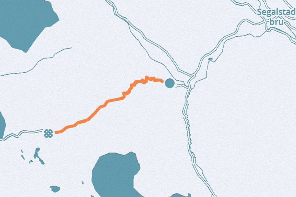På nesten 1000 meters høyde er Værskei noe værutsatt. vaerskei-sykling-motbakke