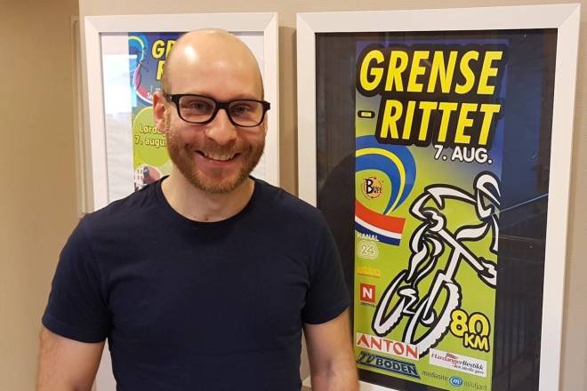DAGLIG LEDER I GRENSERITTET: Vegard Halvorsen. Foto: Grenserittet Vegard Halvorsen Grenserittet