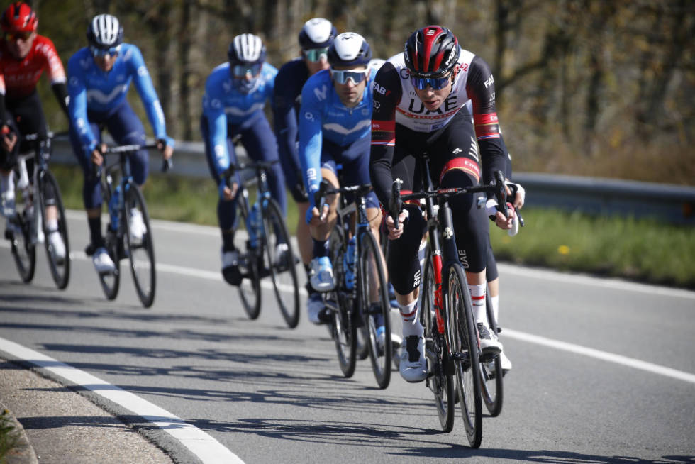 TAUET: Vegard Stake Laengen gjorde en solid innsats for UAE søndag. Foto: Cor Vos vegard stake laengen liege bastogne liege
