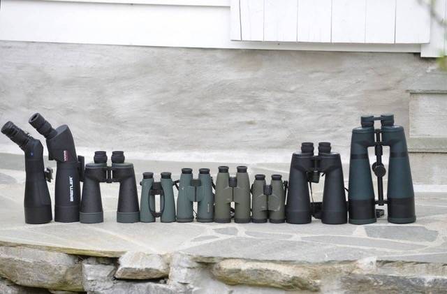 TEST AV KIKKERTER: Kikkerter i flere varianter har blitt grundig testet av JEGER. Foto: Egill Danielsen kikkert jeger