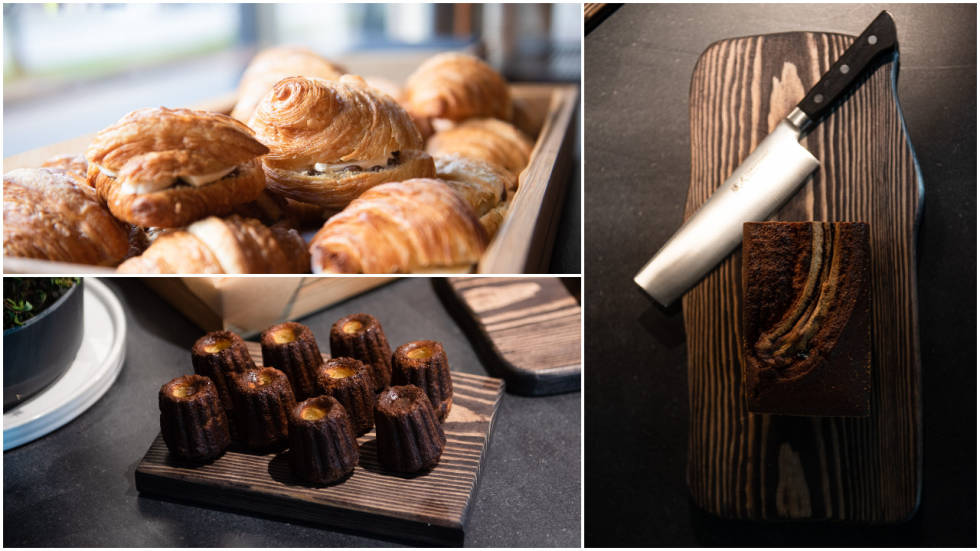 RASK START PÅ DAGEN: Croissanter, bananbrød og canelé holder deg gående fra frokost til lunsj. Foto: Henrik Alpers. velochef-clubhouse