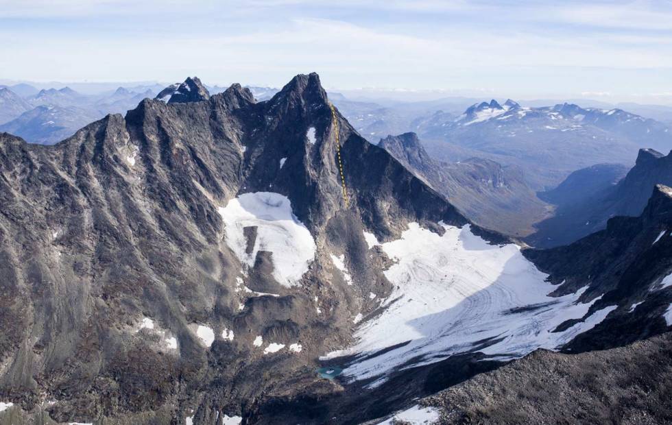 Vestveggen: Skagadalen og Skagastølstindene fra vest. Foto: Marte Stensland Jørgensen Vestveggen-1