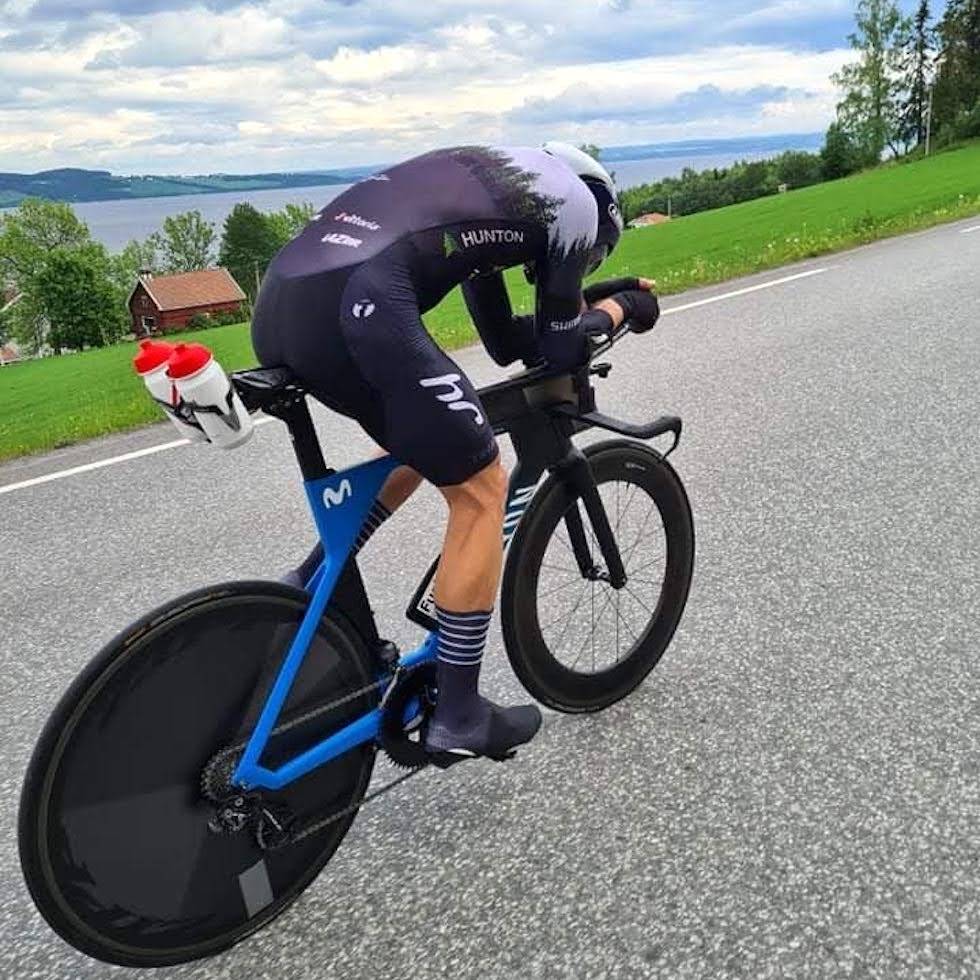 REKORDSUGEN: Vidar Mehl er klar for å slå den norske temporekorden på 200km. Foto: Helene Haugland Vidar Mehl er klar for å slå den norske temporekorden på 200km