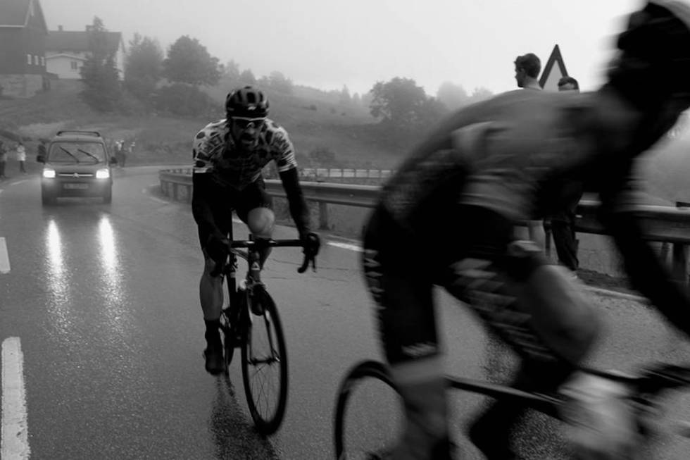 Vidar Mehl i Rojan Rundfahrt STERK: Vidar Mehl tok klatretrøya i etapperittet Rojan Rundfahrt. Foto: Kirsti Ruud