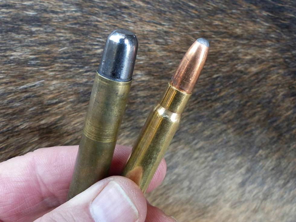Bråstopp: Disse kalibrene gjør noe med gangsynet. .458 Win Mag og 8x57 JS. villsvinjakt-med-hund-5