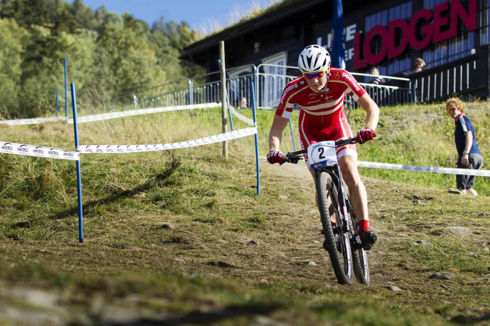 BARNESTJERNE: Simon Andreassen var kanskje verdens beste juniorsyklist i 2014 og 2015. Foto: Kristoffer H. Kippernes Simon Andreassen Hafjell